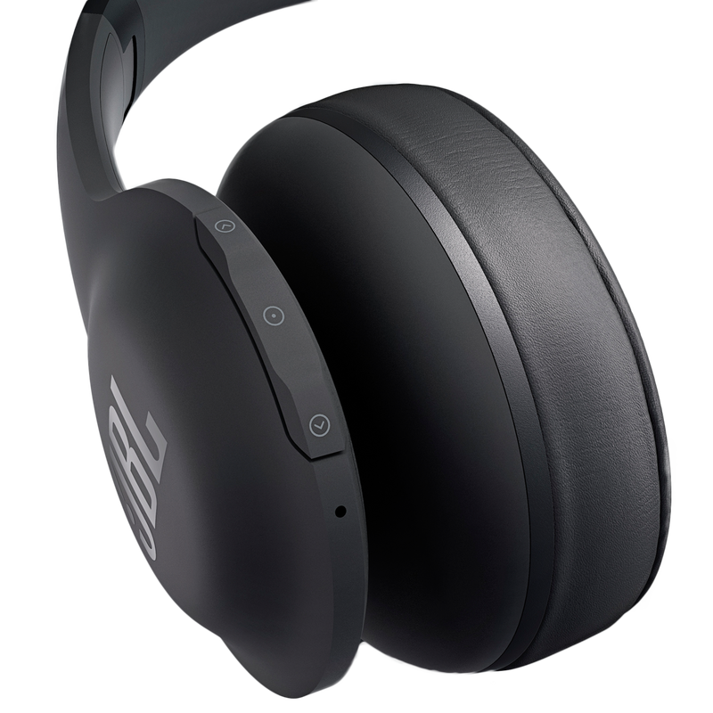 JBL®  Everest™ Elite 300 - Black - On-ear Wireless NXTGen Active noise-cancelling Headphones - Detailshot 4 image number null
